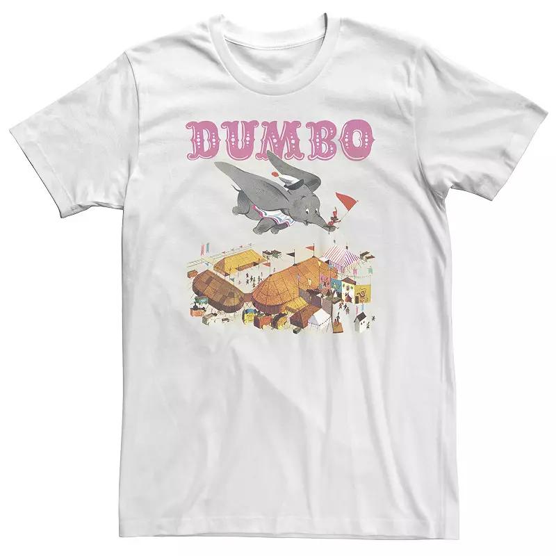 Big & Tall Disney Dumbo Vintage Story Book Style Flying Portrait Tee, Men's,  Product Image
