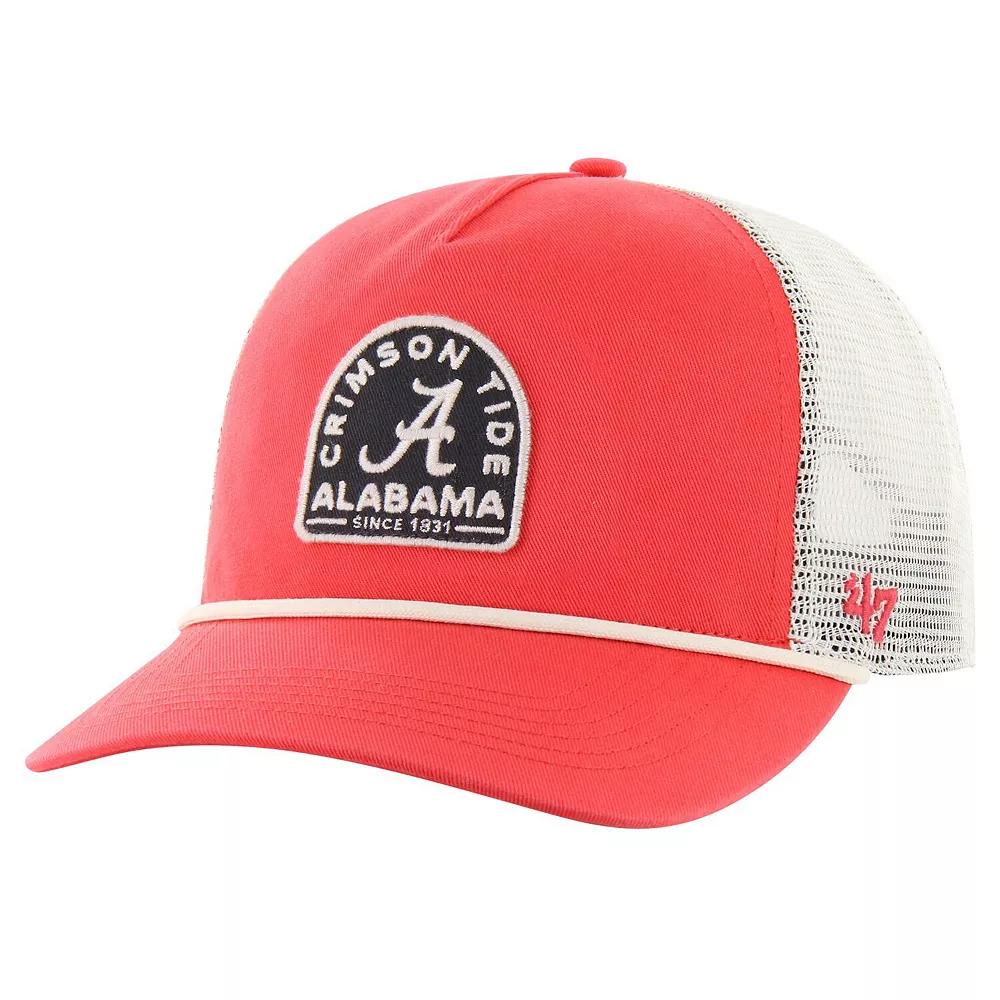 Men's '47 Crimson Alabama Crimson Tide Coastline Hitch Trucker Adjustable Hat, Red Product Image