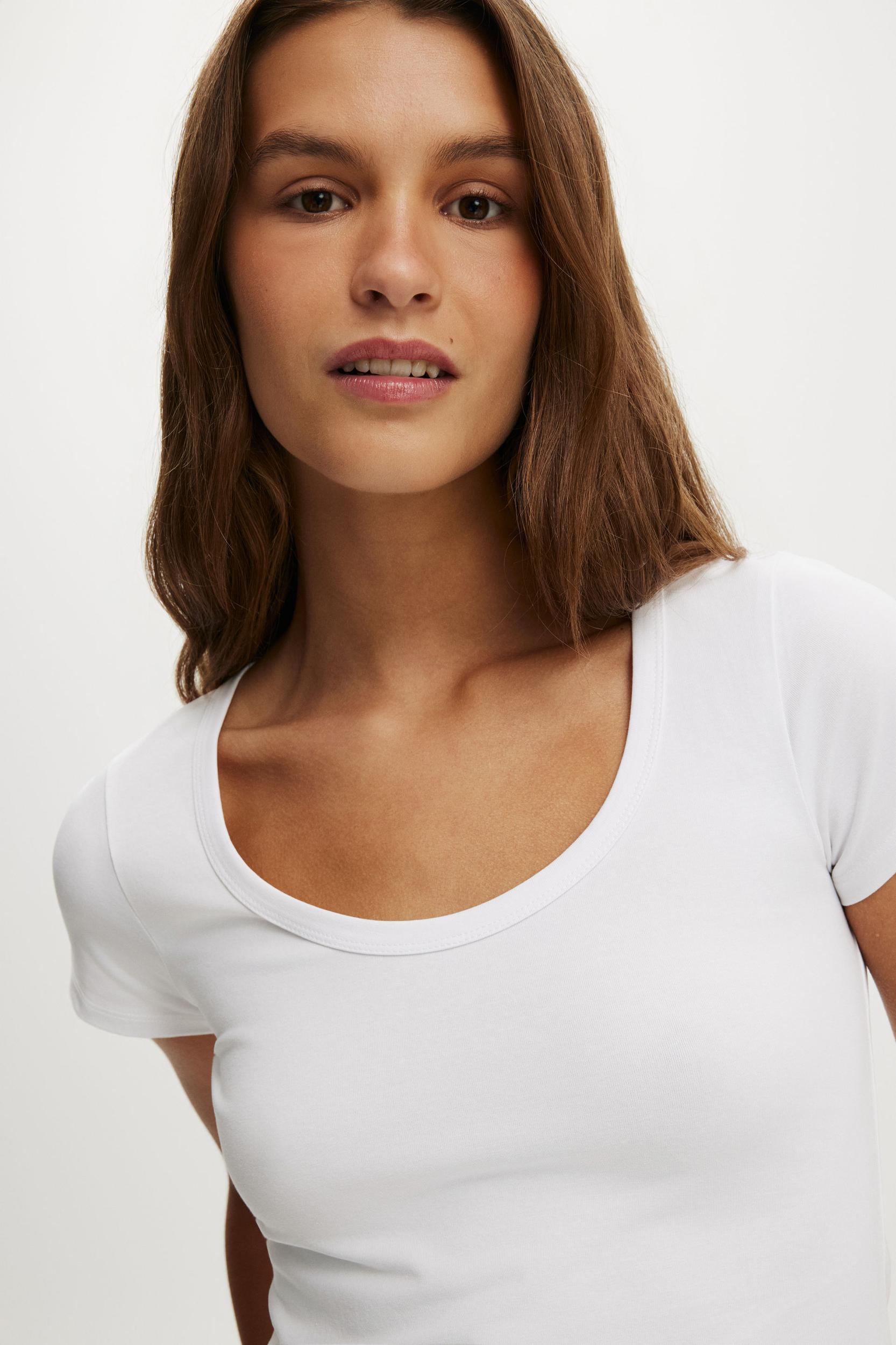 Everyday Smooth Scoop Neck Tee Product Image