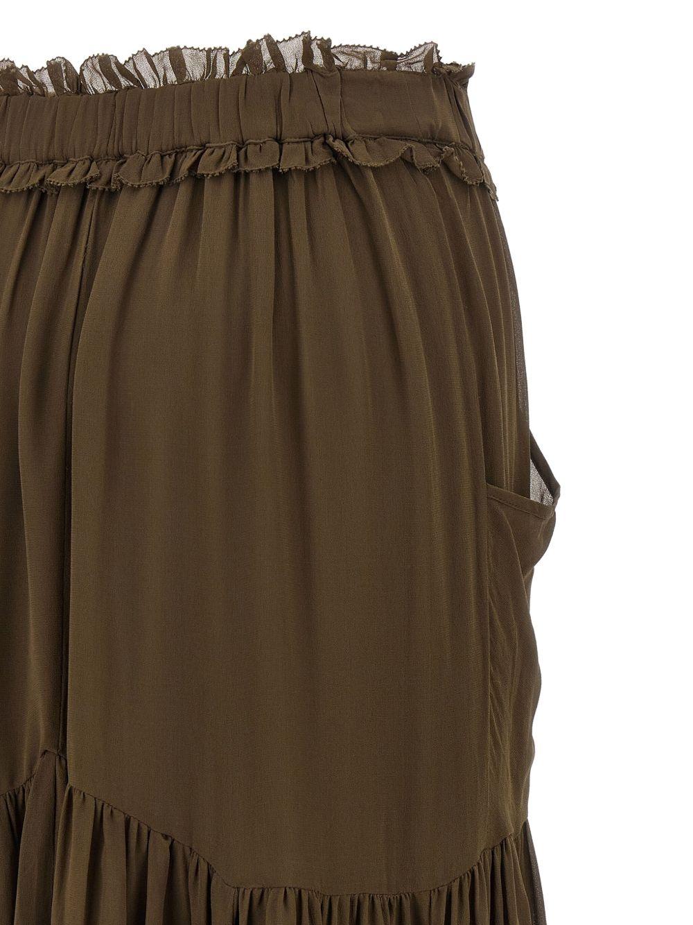 Besma ruffled maxi skirt Product Image