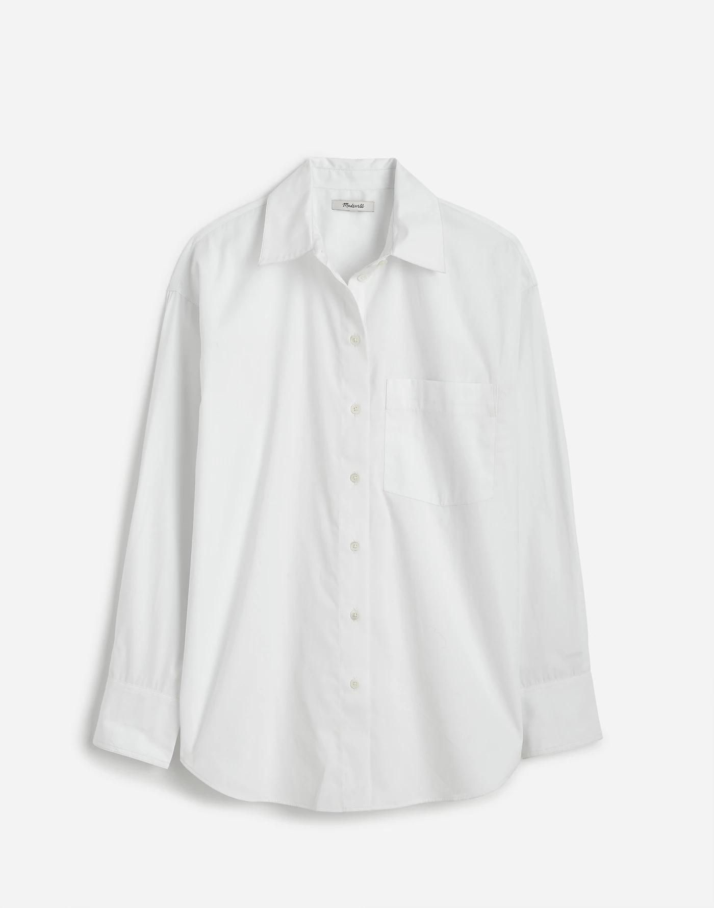 Oversized Button-Up Shirt Product Image