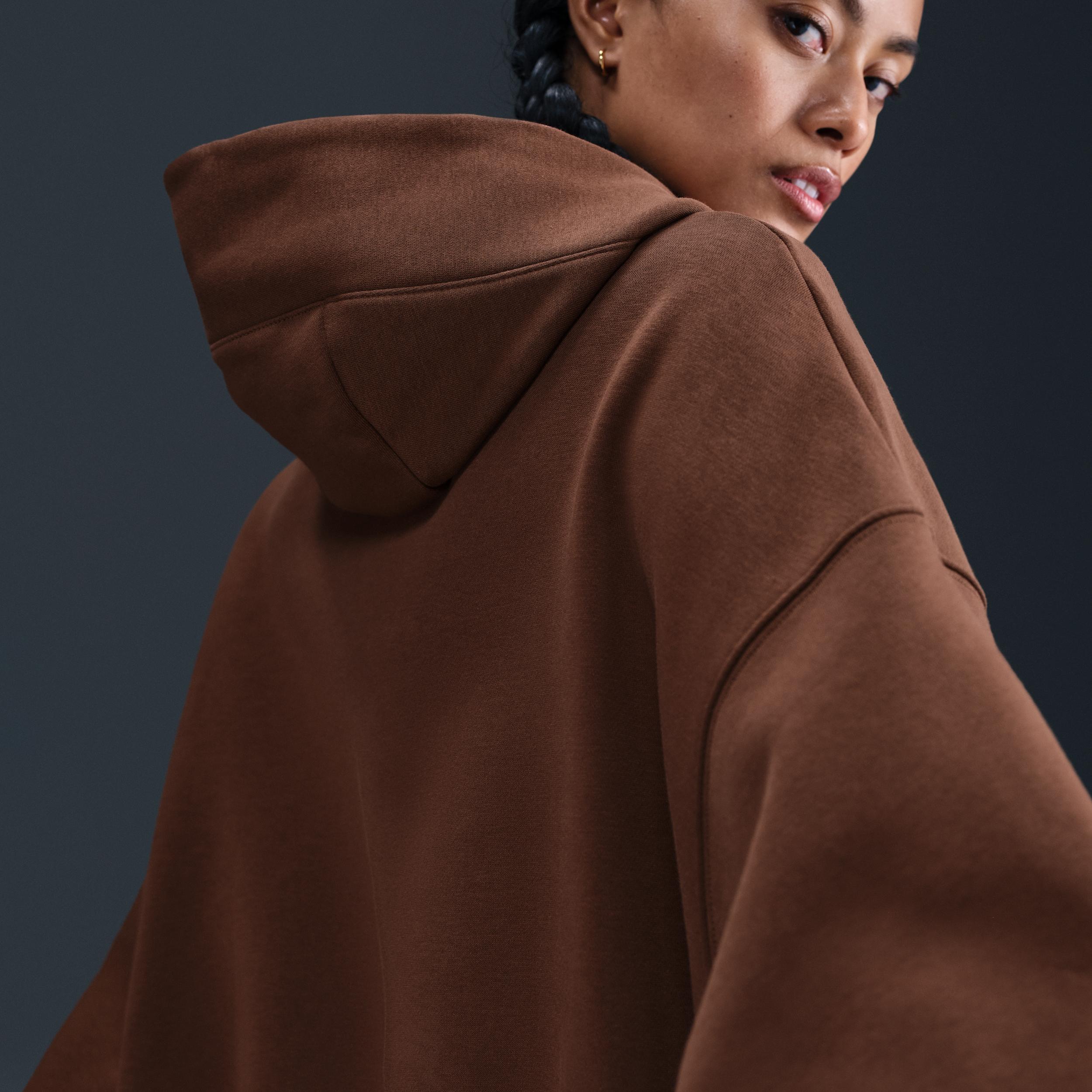 Womens Nike Sportswear Phoenix Fleece Over-Oversized Pullover Hoodie | DQ5858-265 Product Image