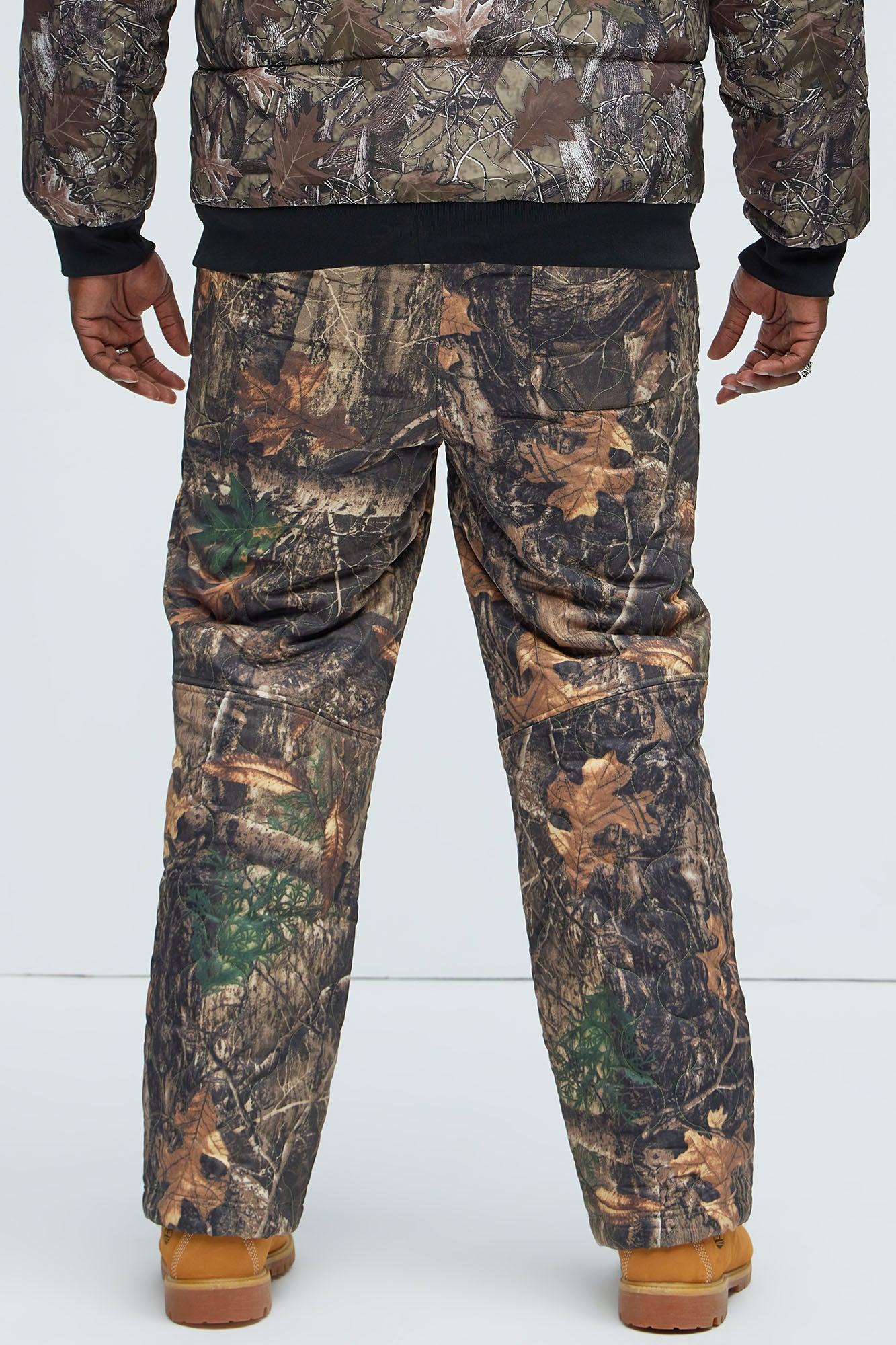 Out Of Here Straight Quilted Pants - Camouflage Product Image