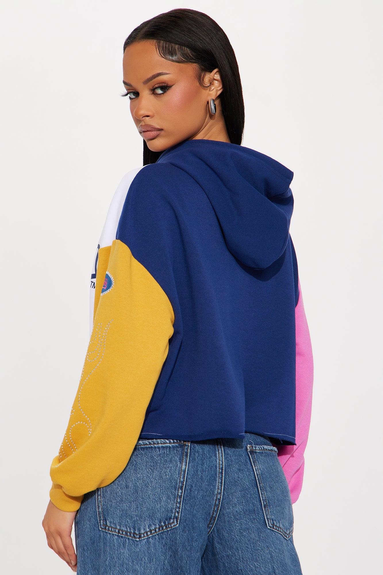 Von Dutch Fire Rhinestone Hoodie - Multi Color Product Image