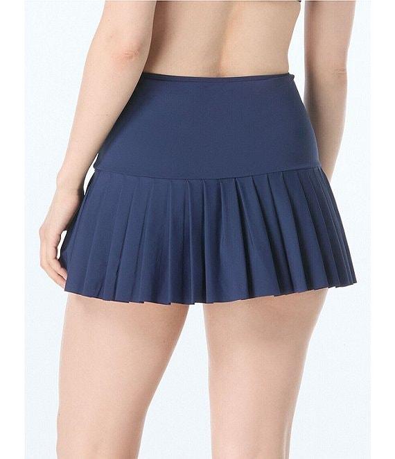 Beach House Solid Stephanie Pleated Swim Skort Product Image