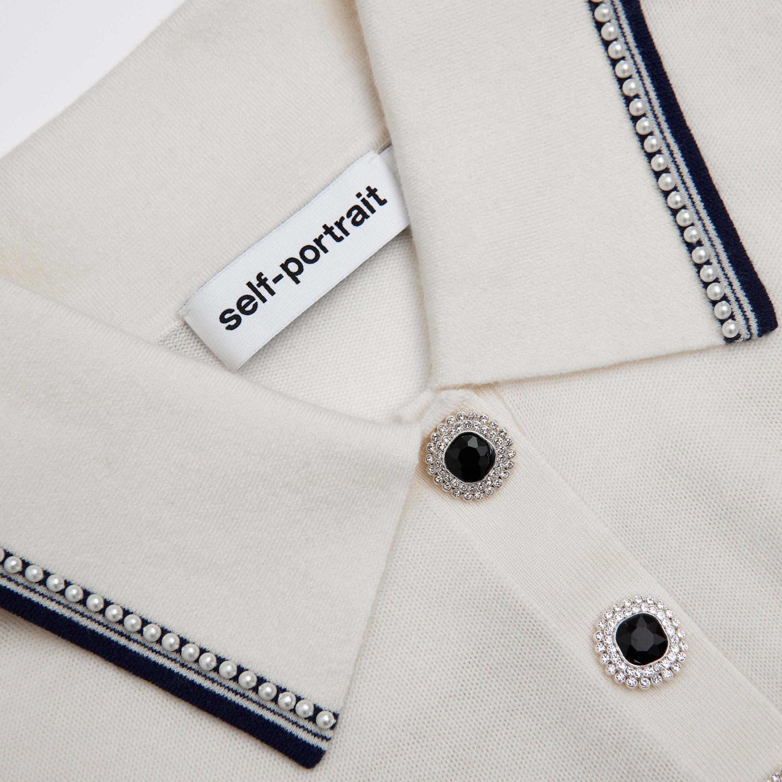 Cream Knit SP Mini Dress Product Image