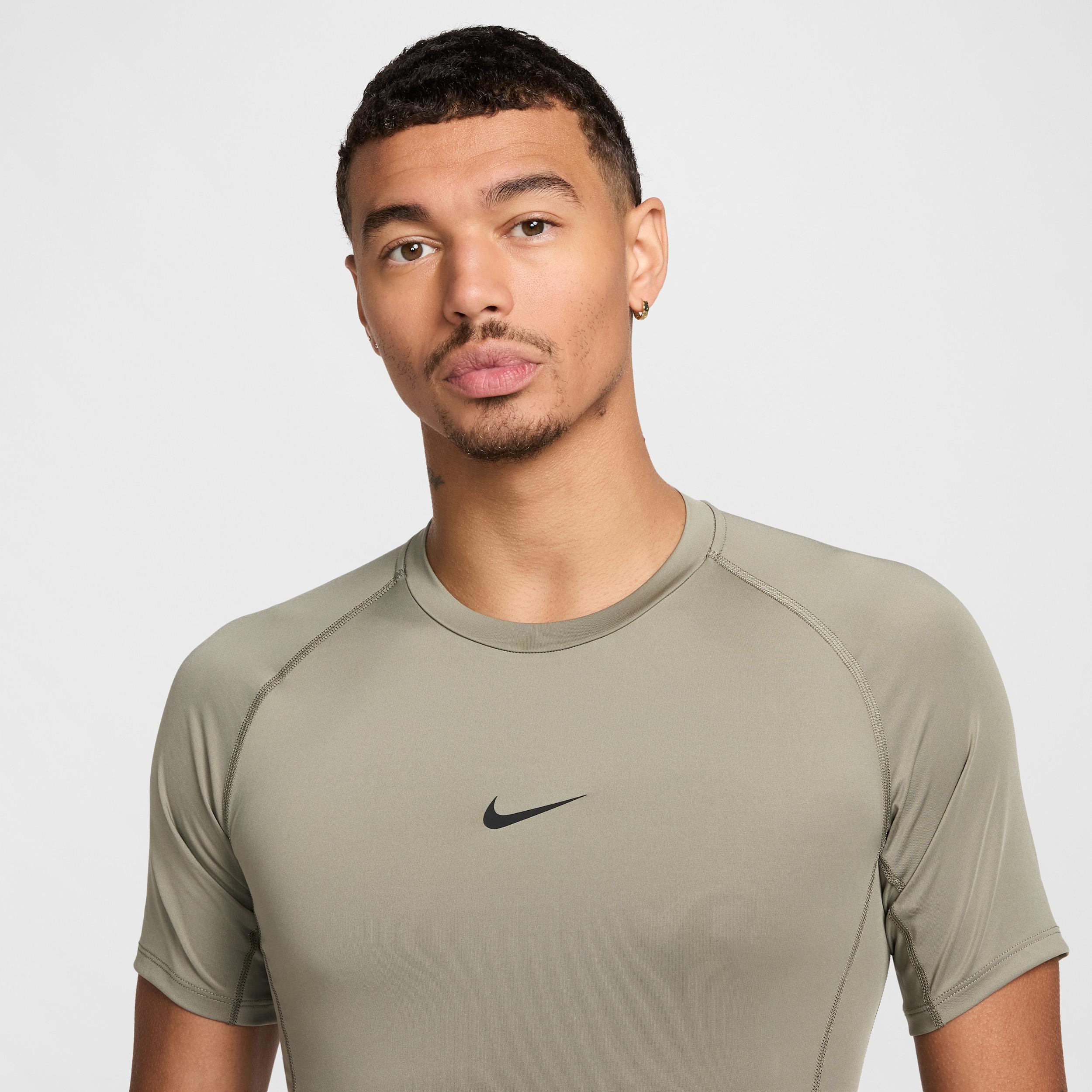 Mens Nike Pro Dri-FIT Tight Short-Sleeve Fitness Top | FB7932-320 Product Image