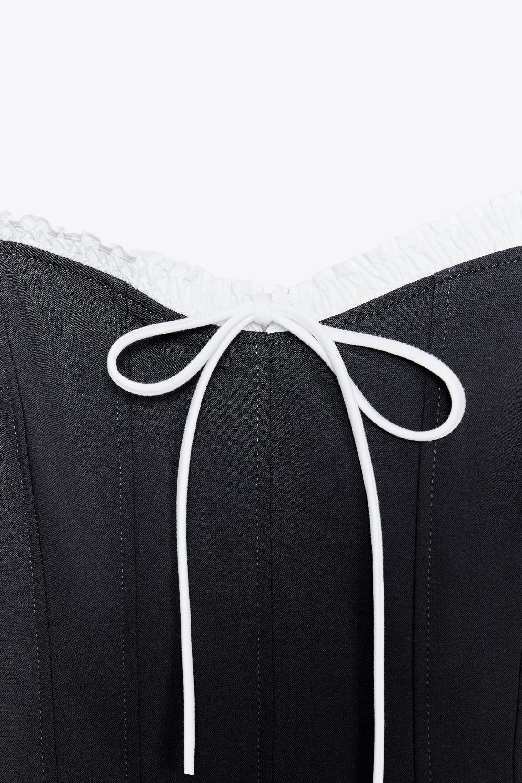 BOW RUFFLE STRAPPY DRESS Product Image