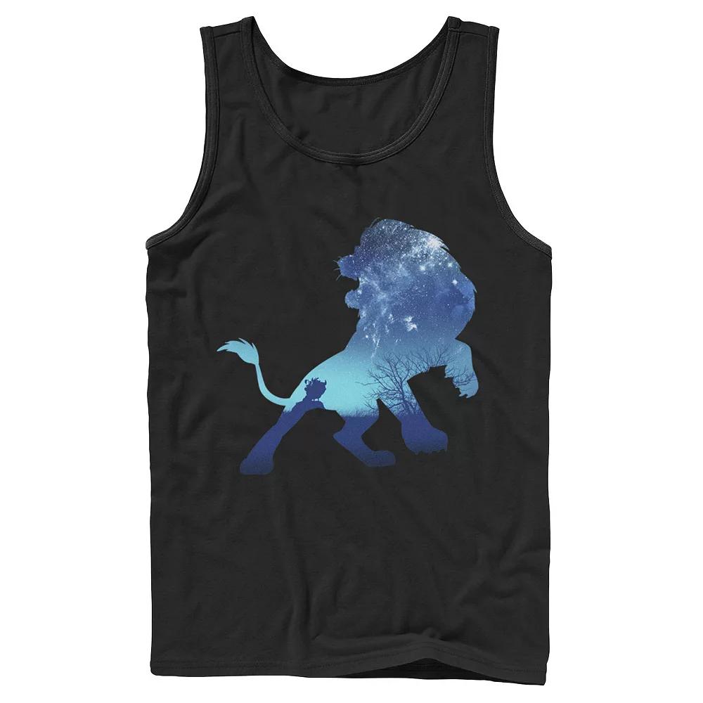 Disney's The Lion King Simba Men's Sky Silhouette Tank Top,  Product Image
