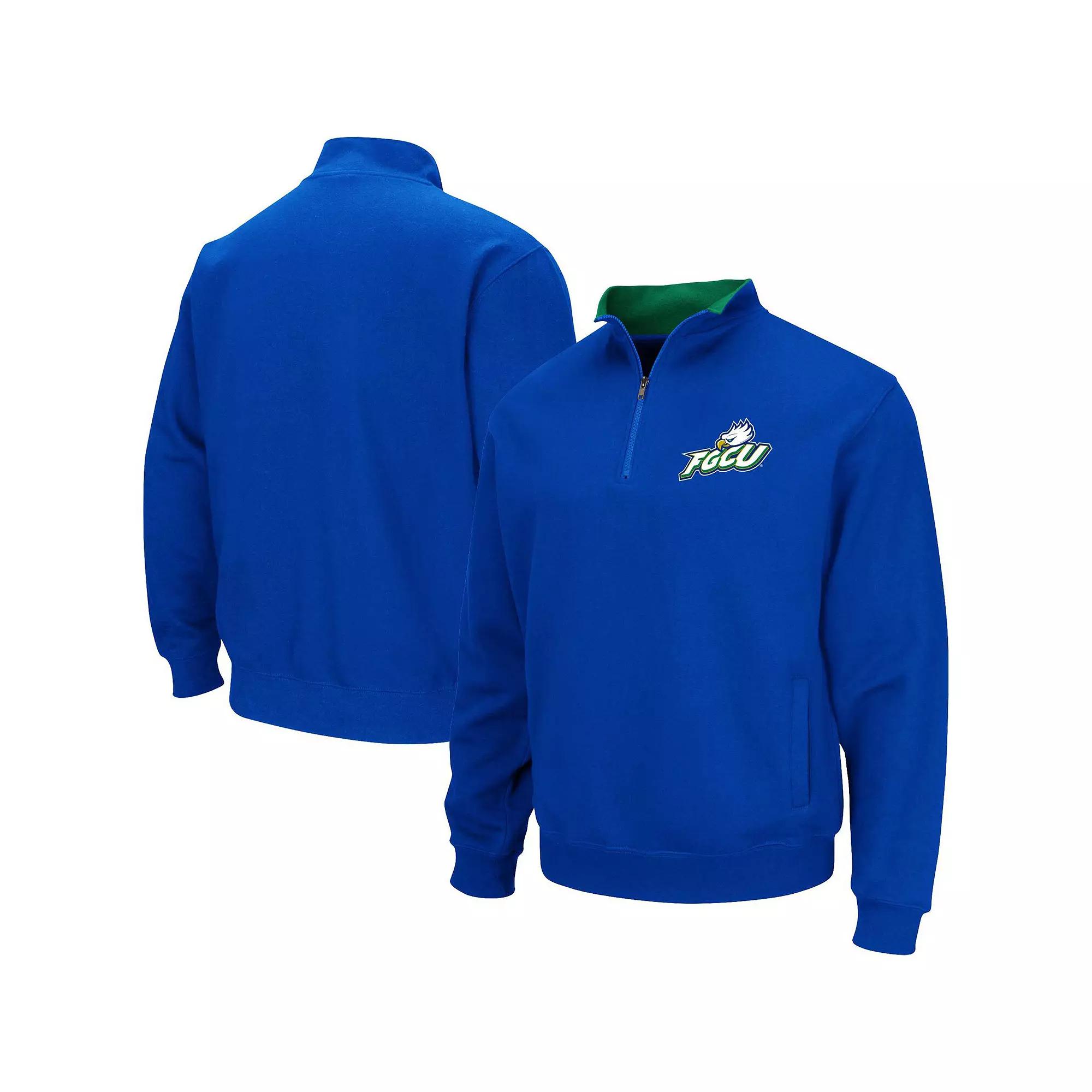 Men's Colosseum Blue Florida Gulf Coast Eagles Tortugas Quarter-Zip Sweatshirt,  Product Image