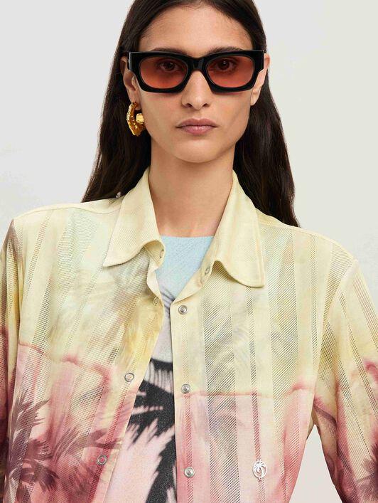 SUNSET PALMS MESH SHIRT Product Image