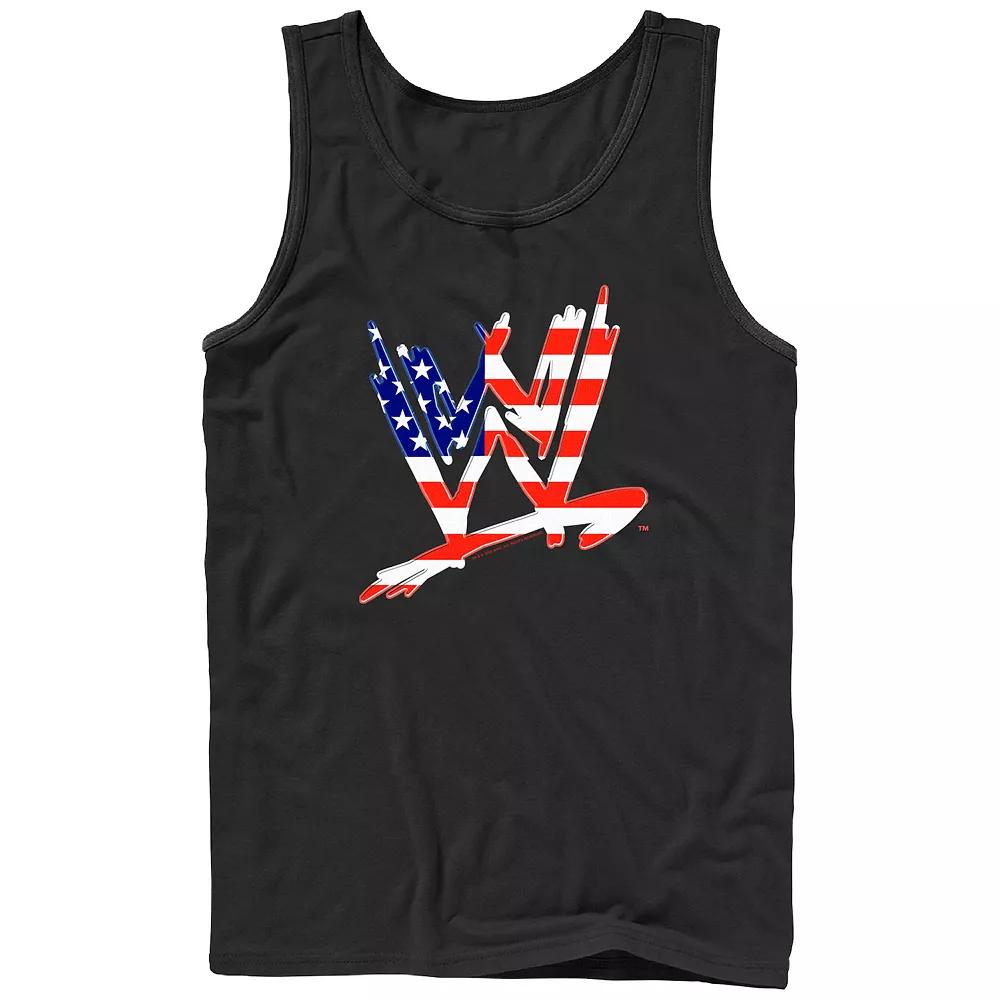 Men's WWE USA Flag Americana Graphic Tank Top,  Product Image