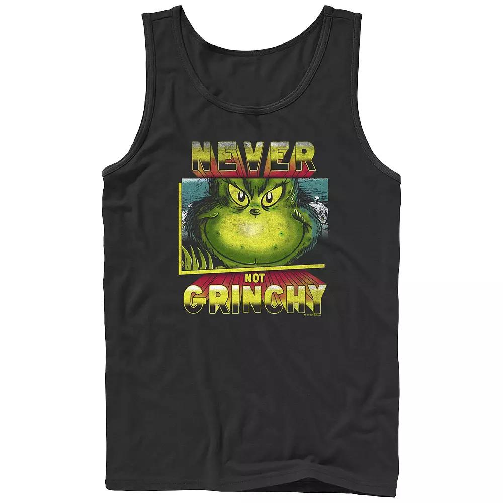 Big & Tall Dr. Seuss Never Not Grinchy Graphic Tank, Men's,  Product Image