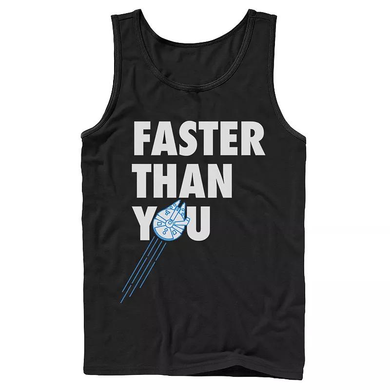 Men's Star Wars Faster Than You Quote Tank Top,  Product Image