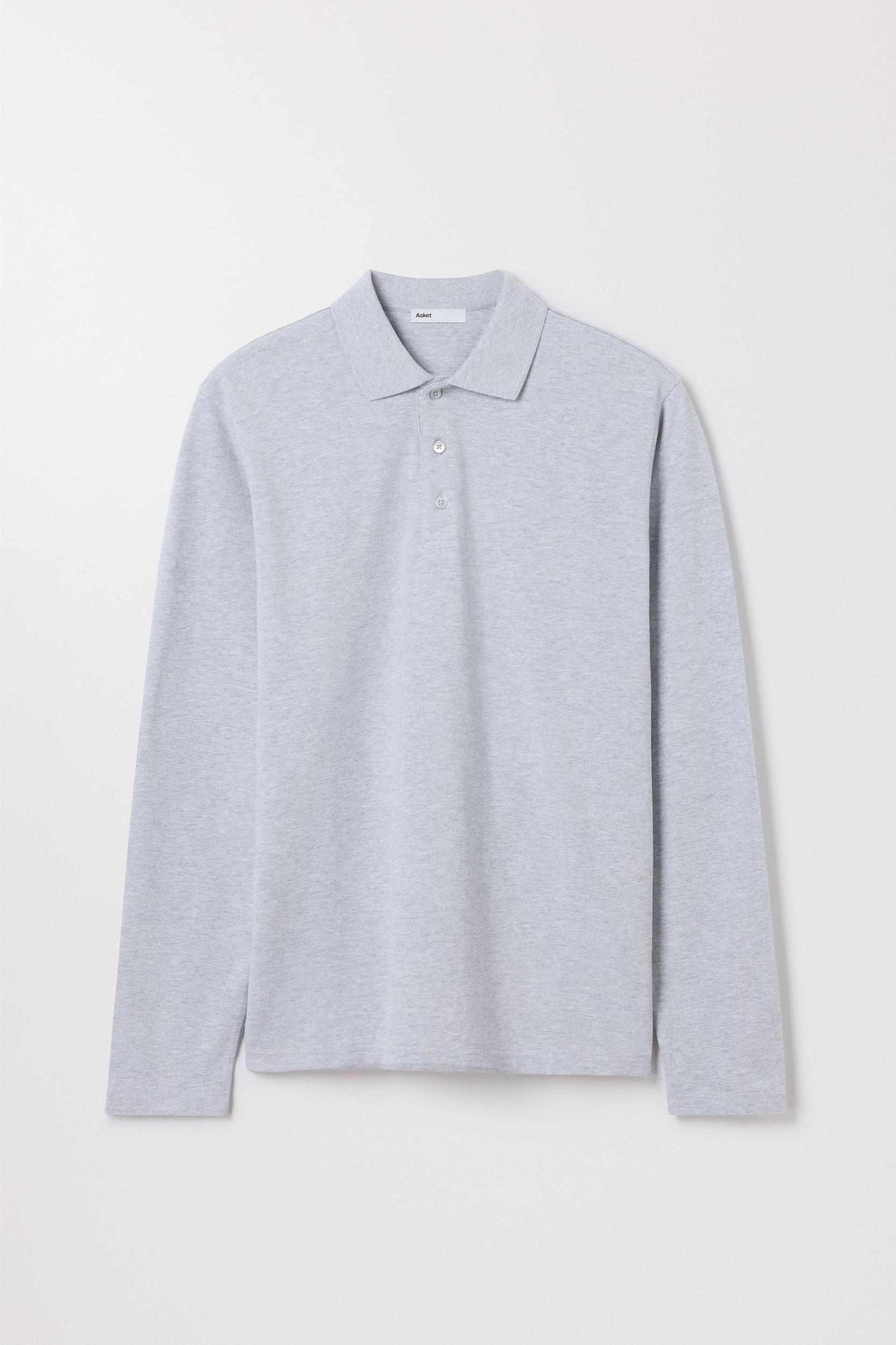 The Long Sleeve Pique Polo Product Image