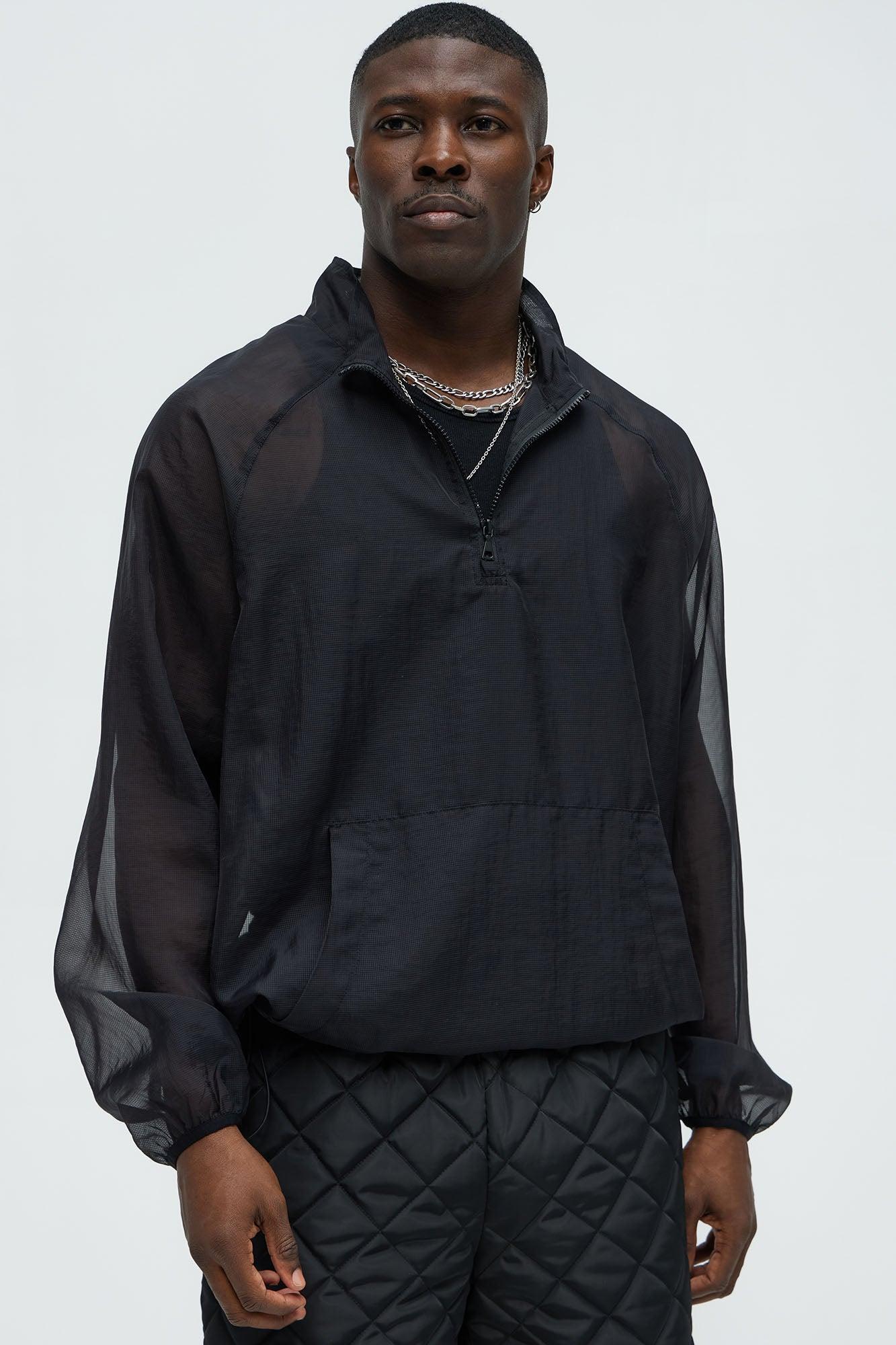 Breathable Anorak Jacket - Black Product Image