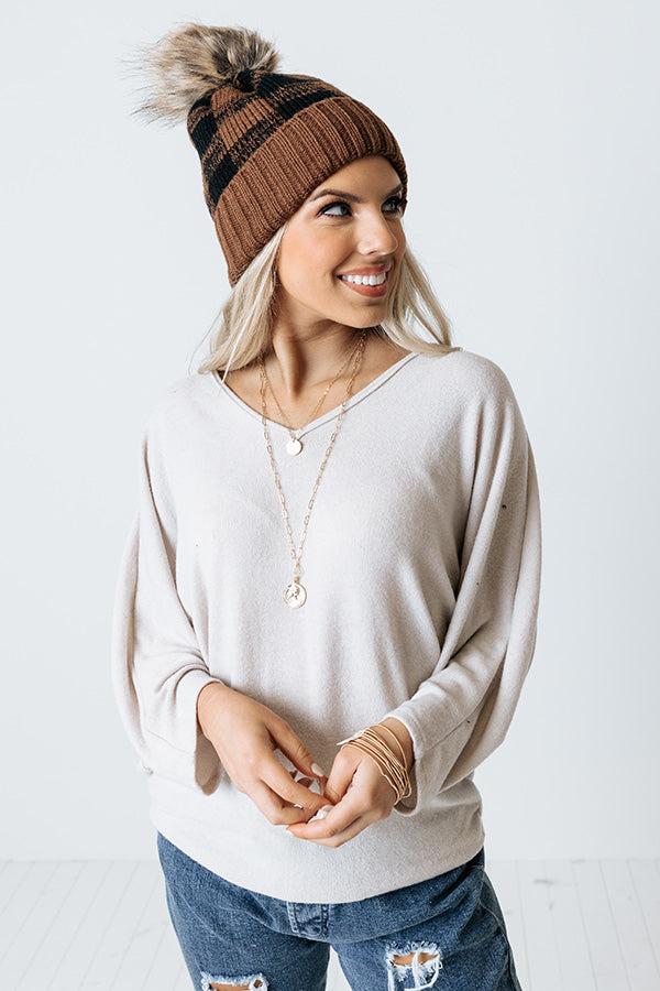 Calm And Curious Shift Top In Birch Product Image