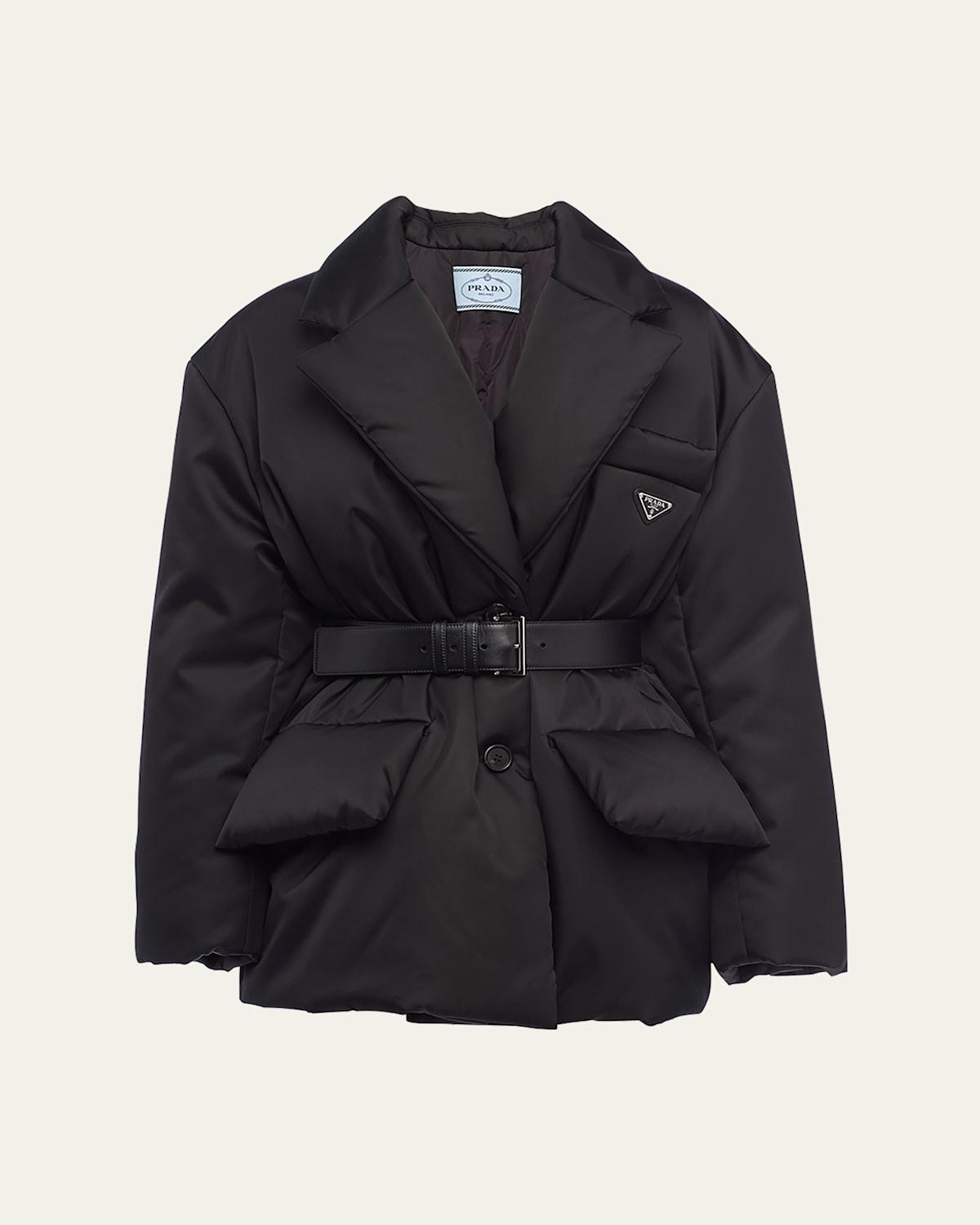 Re-Nylon Belted Down Jacket Product Image