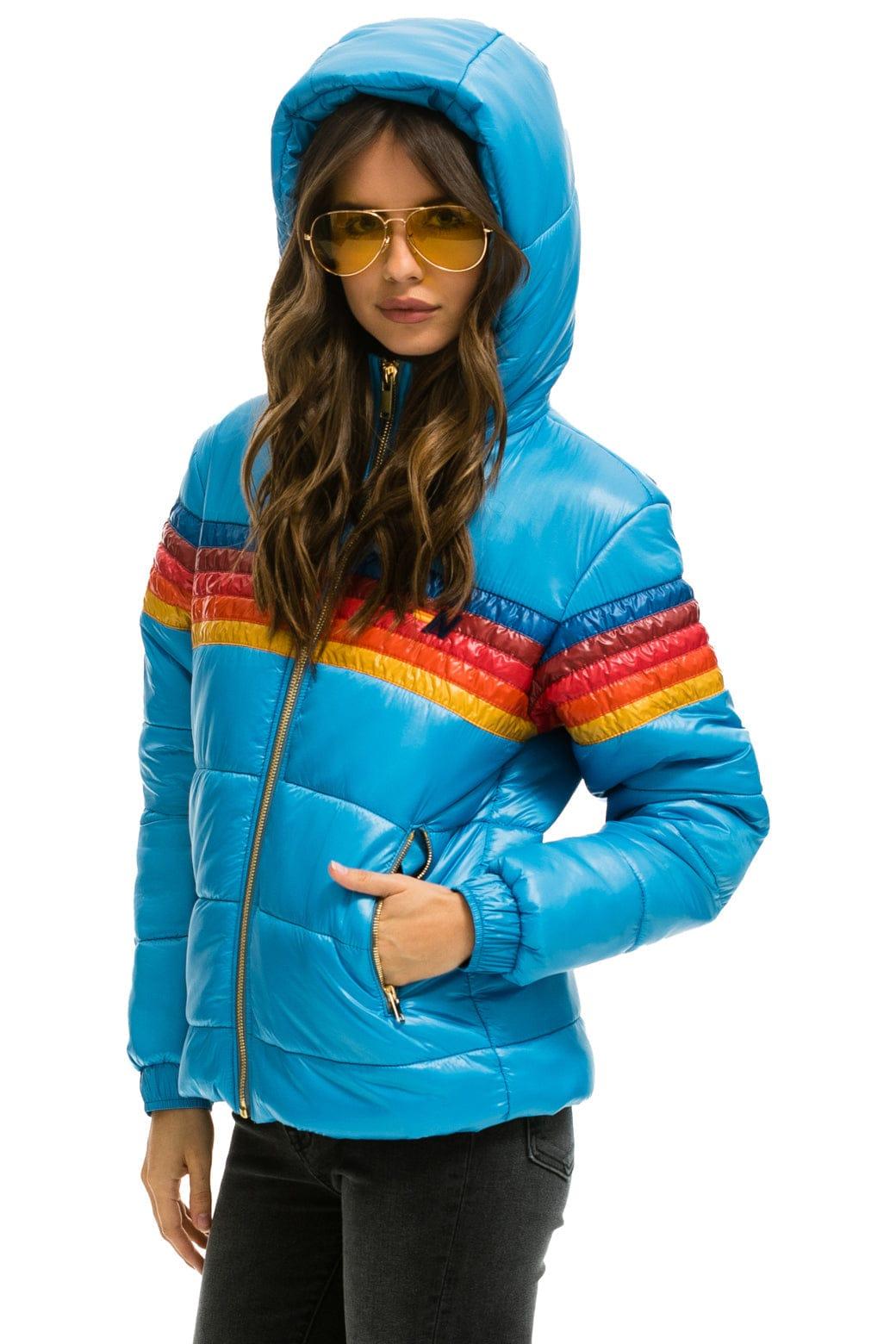 5 STRIPE TREKKER JACKET - GLOSSY OCEAN Female Product Image