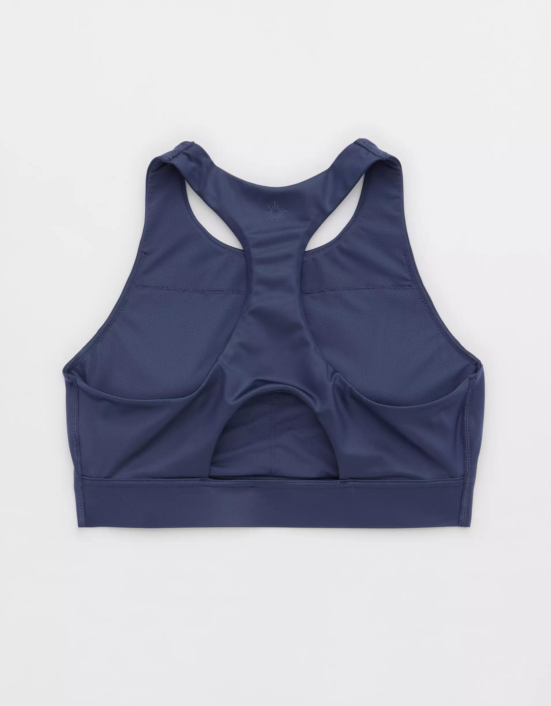 OFFLINE By Aerie Goals Gloss High Neck Sports Bra Product Image