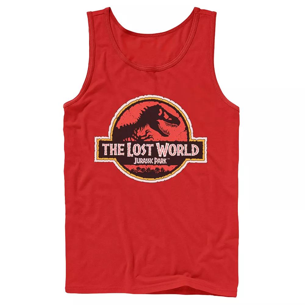 Men's Jurassic Park Raptor Hold Logo Pocket Tank Top,  Product Image