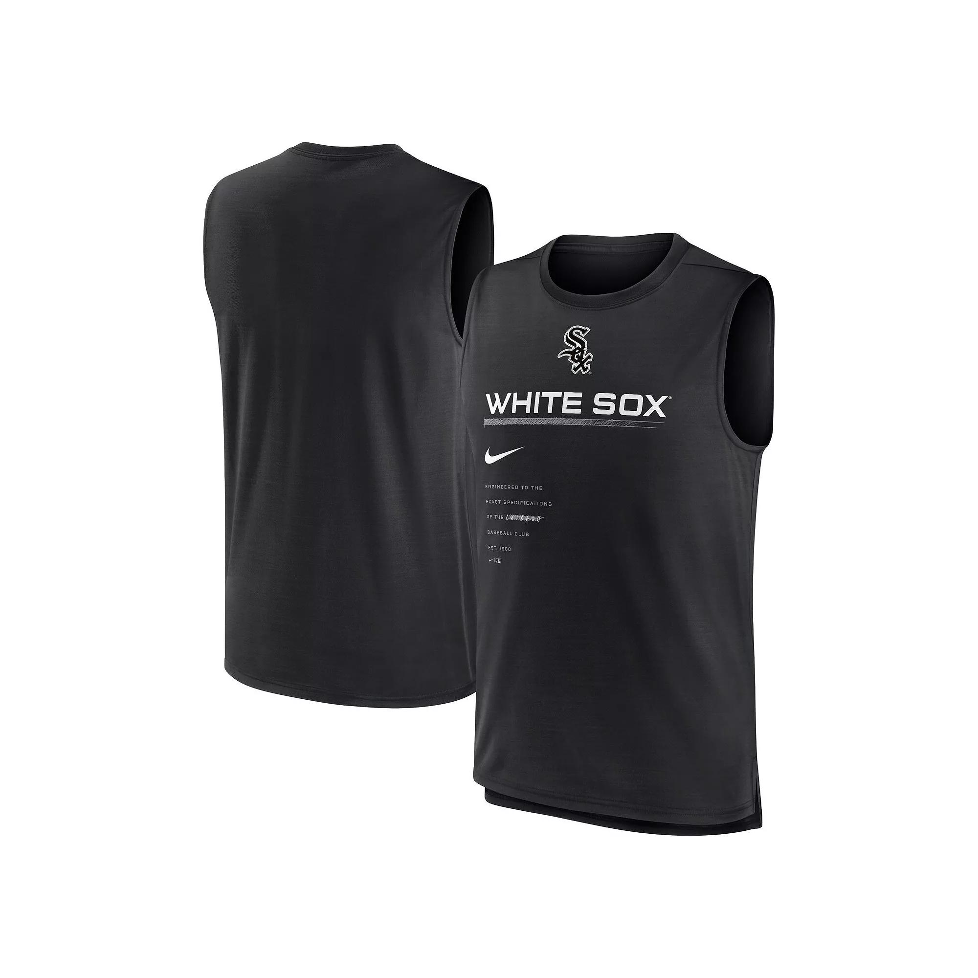 Men's Nike Black Chicago White Sox Exceed Performance Tank Top,  Product Image