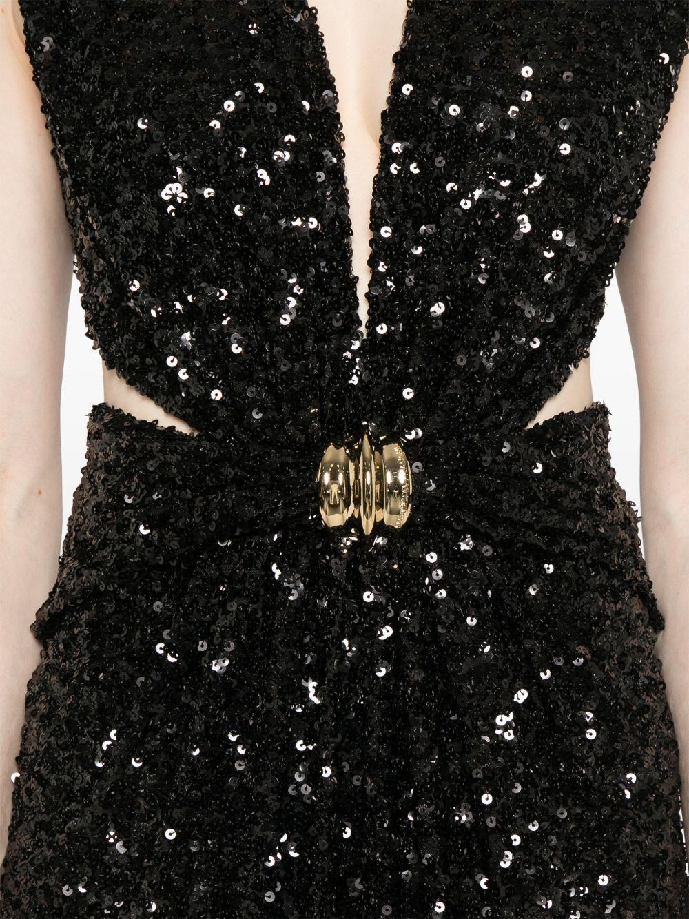 sequin-embellished gown Product Image