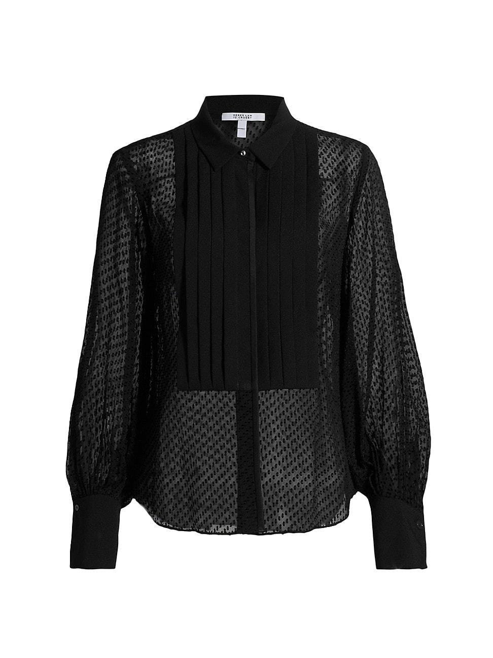 Womens Oriel Dobby-Dot Jacquard Shirt Product Image