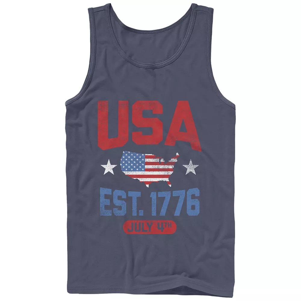 Men's USA Est. 1776 July 4th Graphic Tank Top,  Product Image