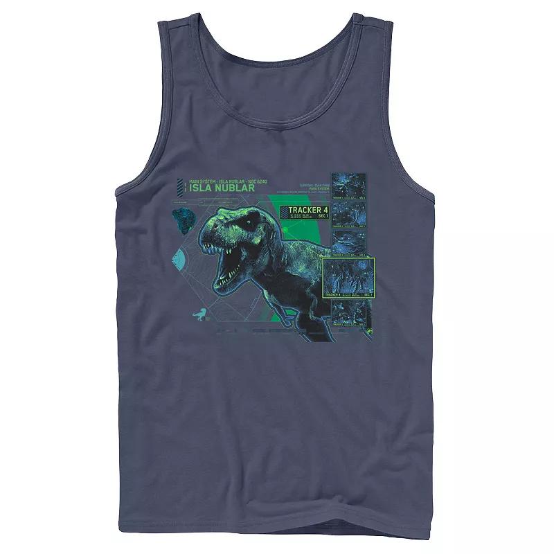 Men's Jurassic Park Raptor Hold Logo Pocket Tank Top,  Product Image