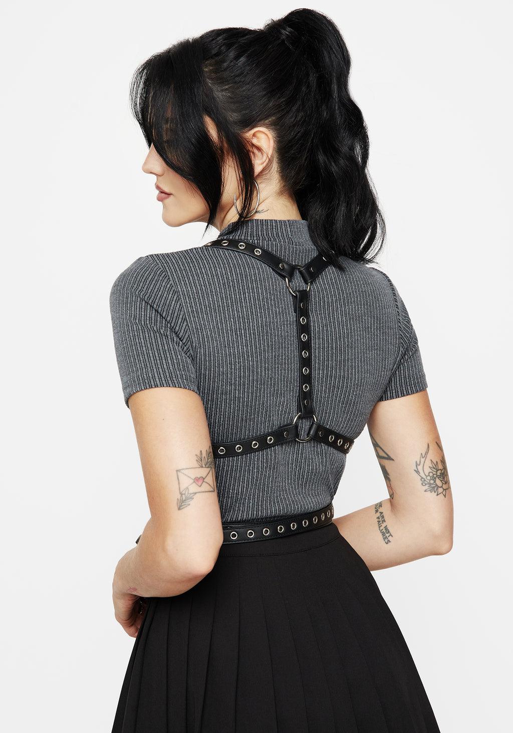Rivet Eyelet Buckle Wrap Harness Product Image