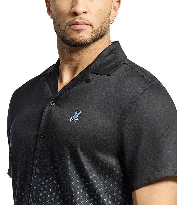 Psycho Bunny Bendigo Tencel Short Sleeve Woven Camp Shirt Product Image