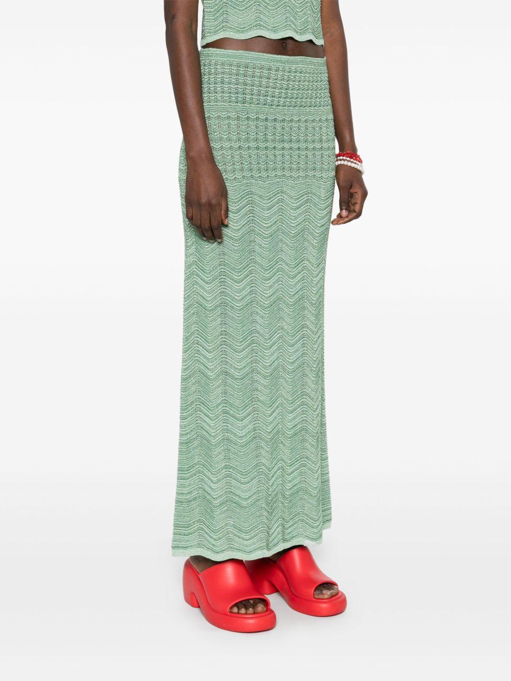knitted maxi skirt  Product Image