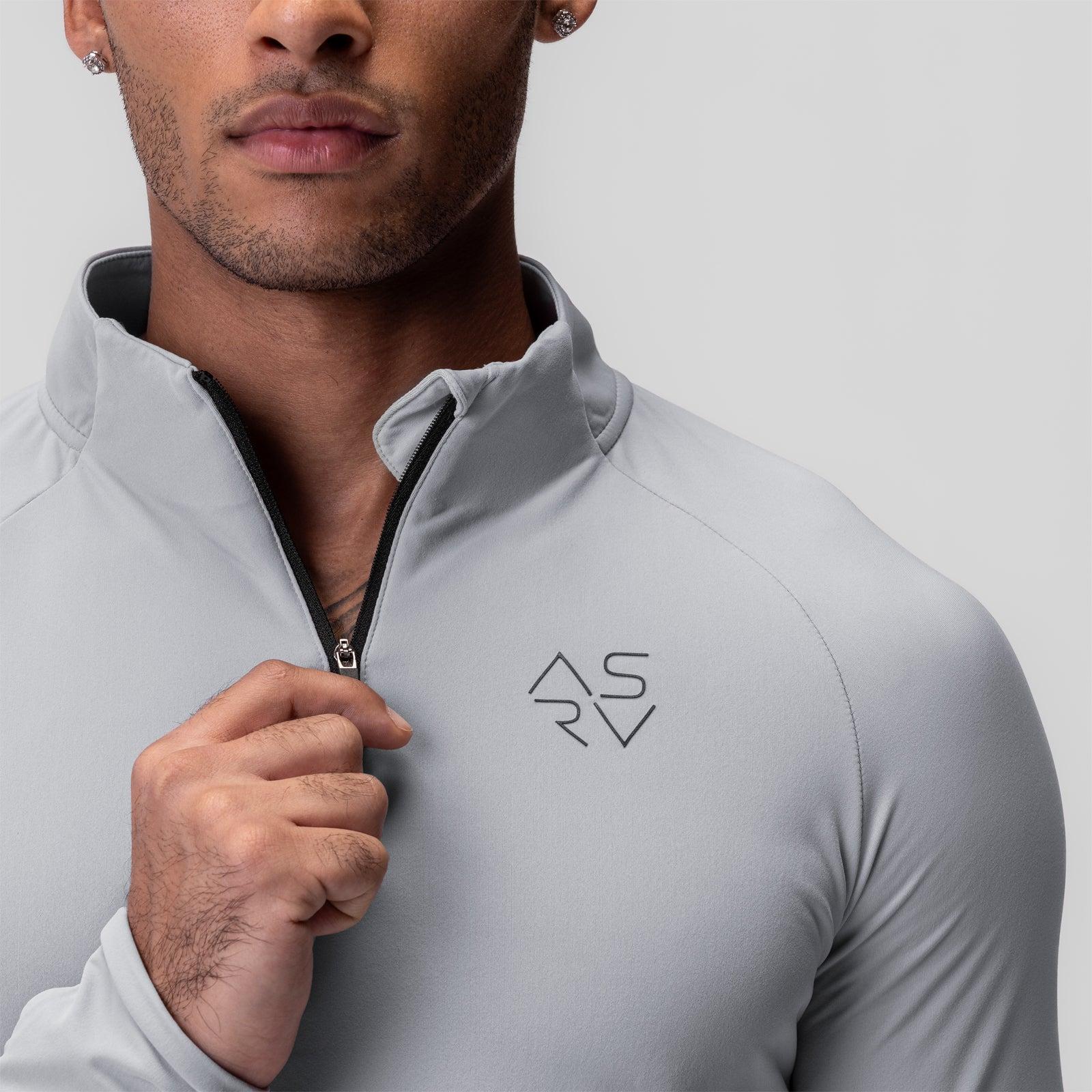 0906. Thermal Training Quarter Zip - Slate Grey "Cyber" Product Image