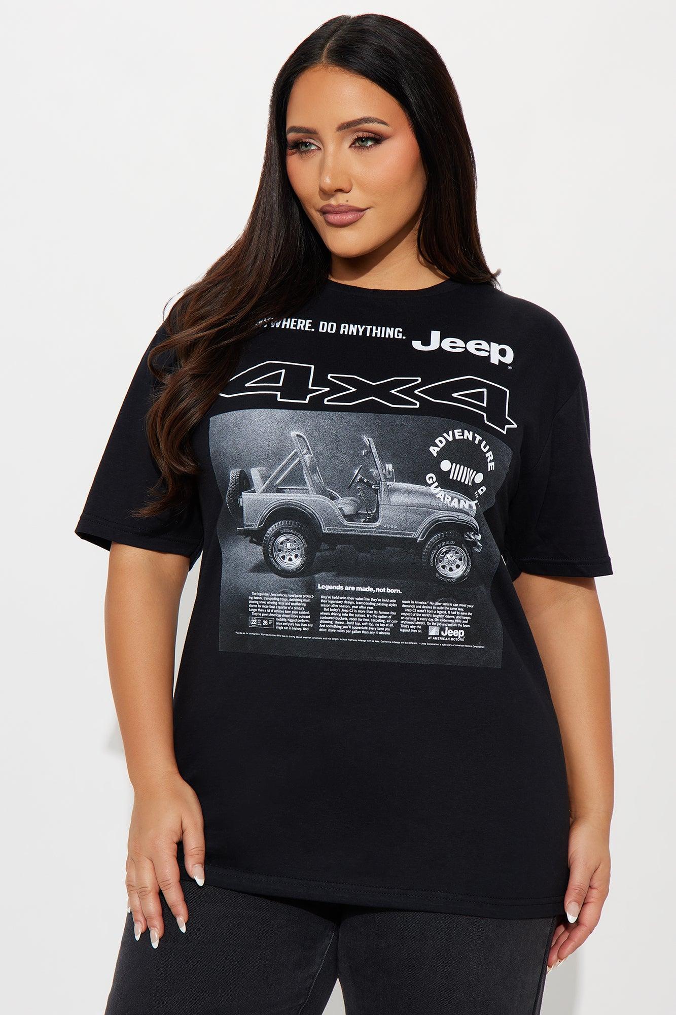 Jeep 4X4 Tee - Black Female Product Image