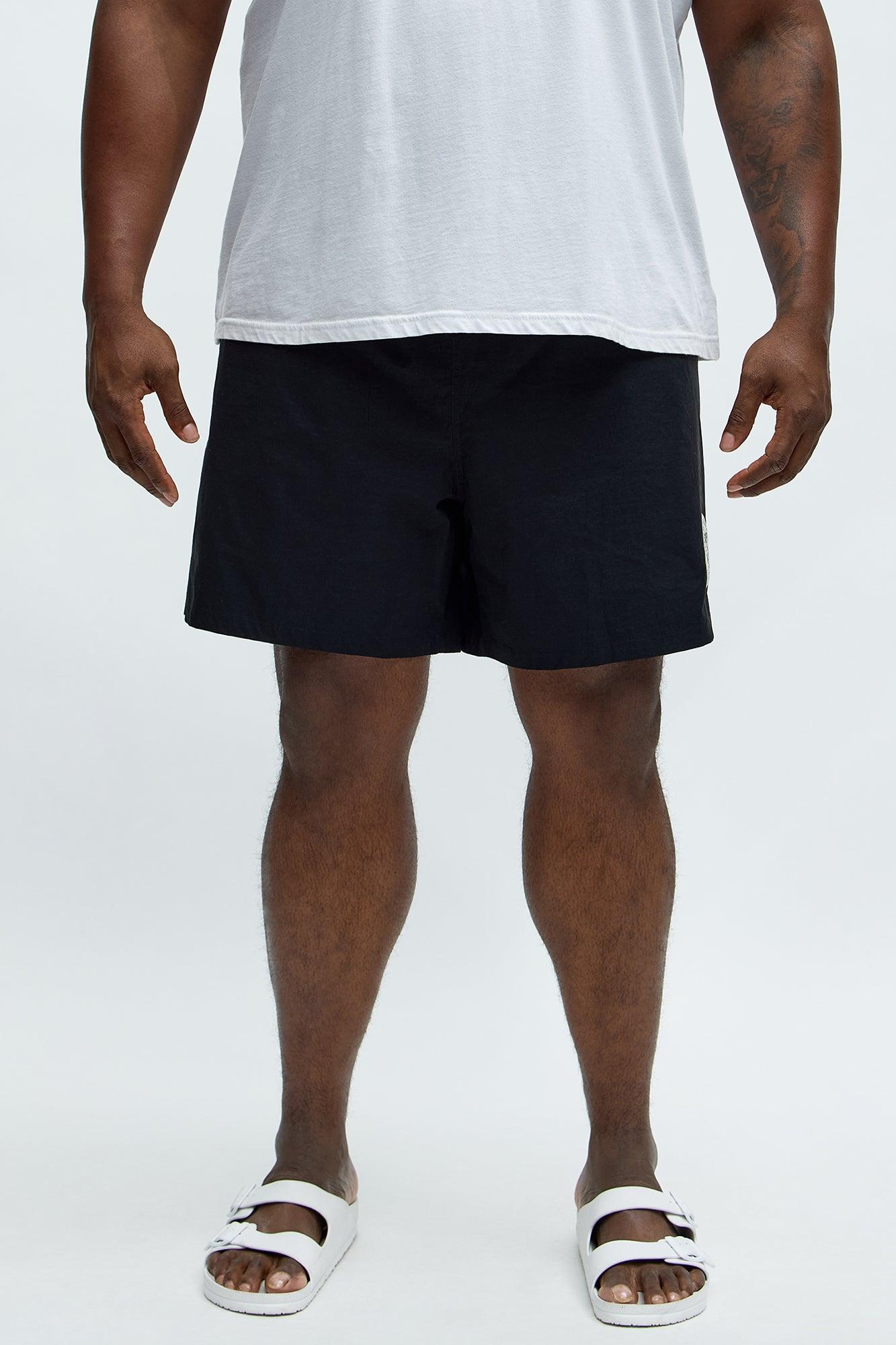 Tropical Disconnect Swim Classic Trunk - Black Product Image