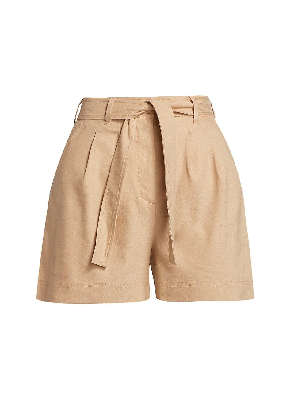 Womens Fletcher Pleated Shorts Product Image