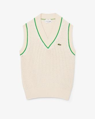 Crochet Effect Sweater Vest Product Image