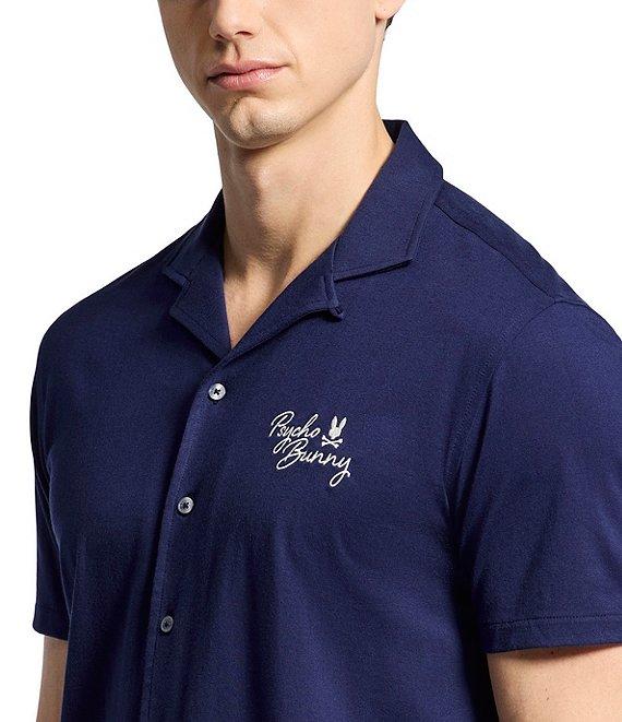 Psycho Bunny Desert Keller Short Sleeve Woven Camp Shirt Product Image