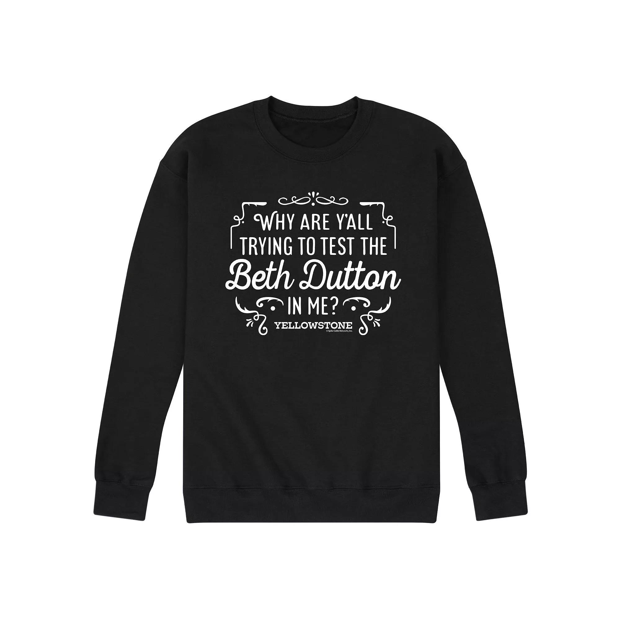 Men's Yellowstone Beth Dutton Sweatshirt,  Product Image