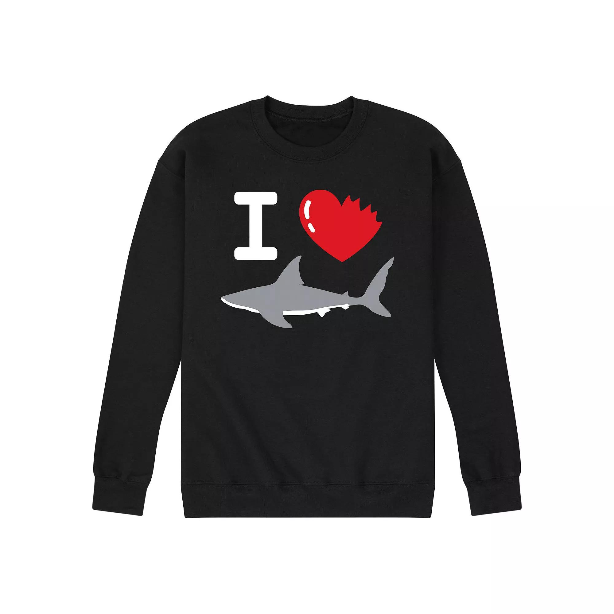 Men's I Hate Sharks Sweatshirt,  Product Image