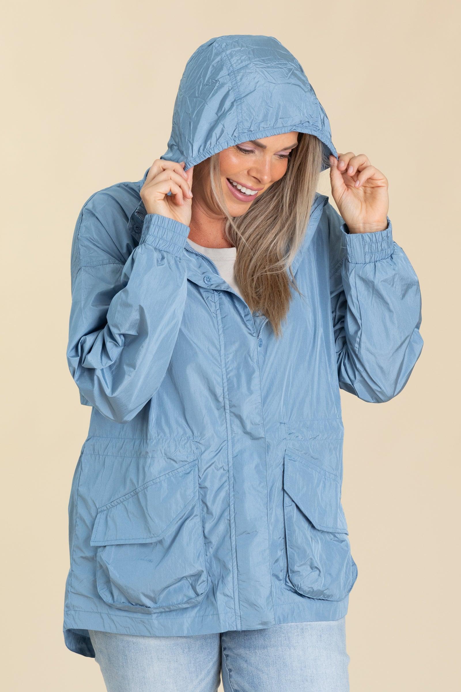 Parachute Long Sleeve Front Pocket Jackets Product Image