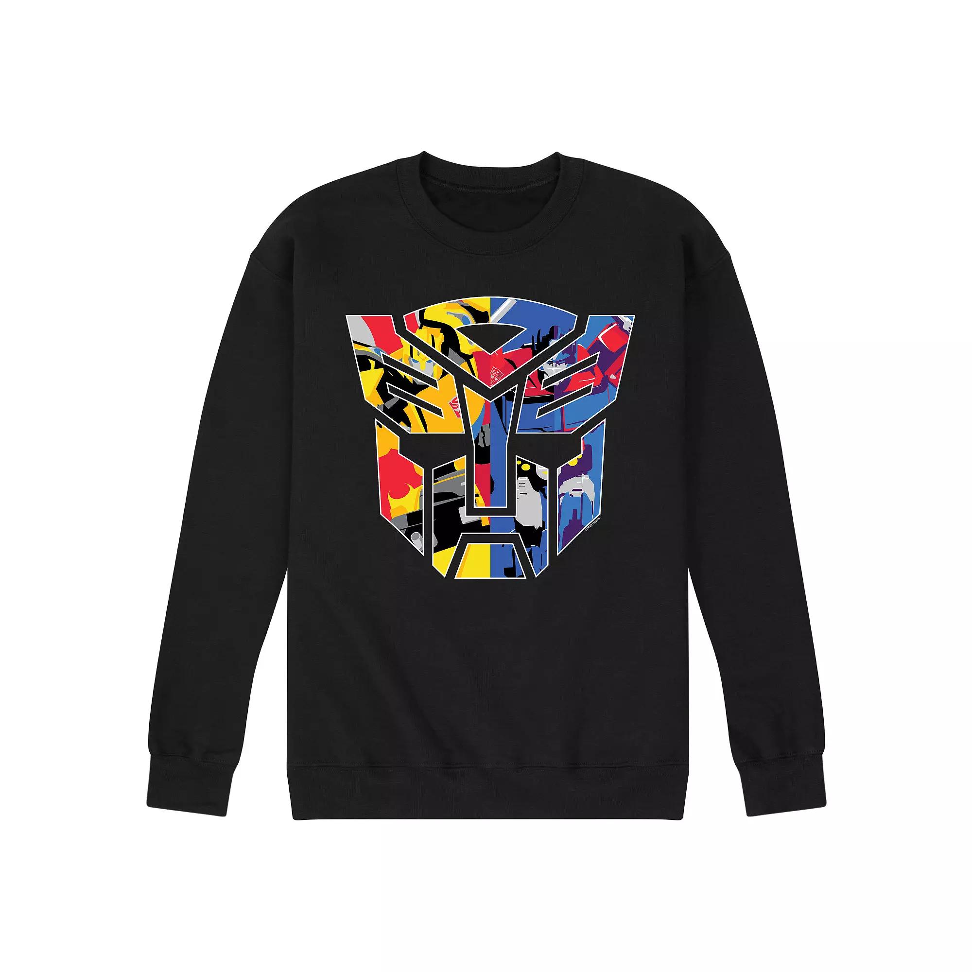 Men's Transformers Logo Fleece Sweatshirt,  Product Image