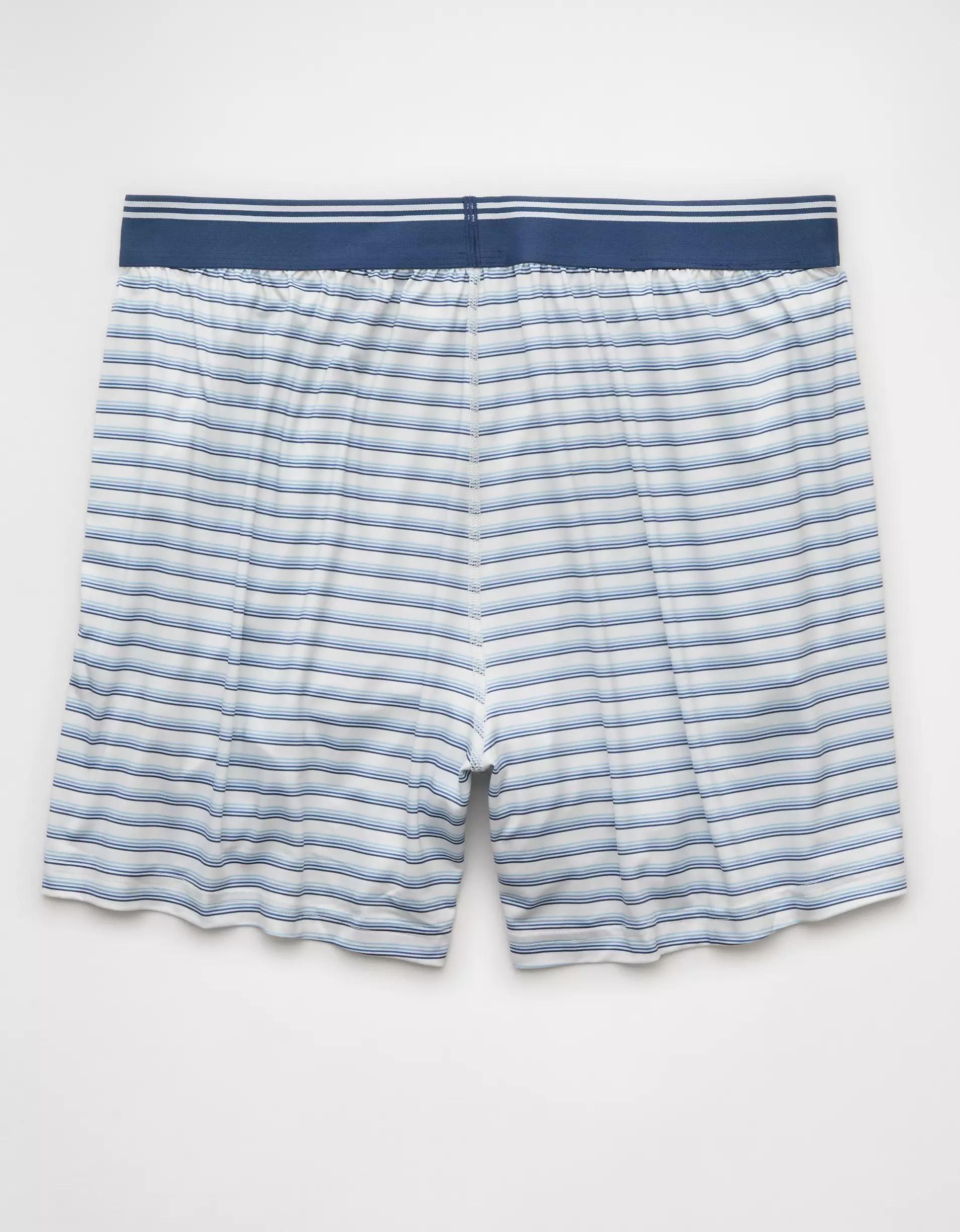 AEO Men's Striped Ultra Soft Pocket Boxer Short Product Image