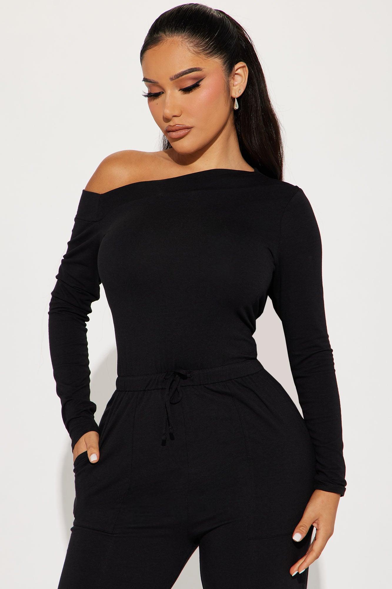Switching Looks Jumpsuit  - Black Product Image