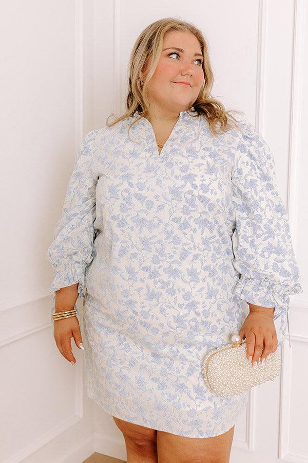 Sweet Gesture Floral Mini Dress Curves Product Image