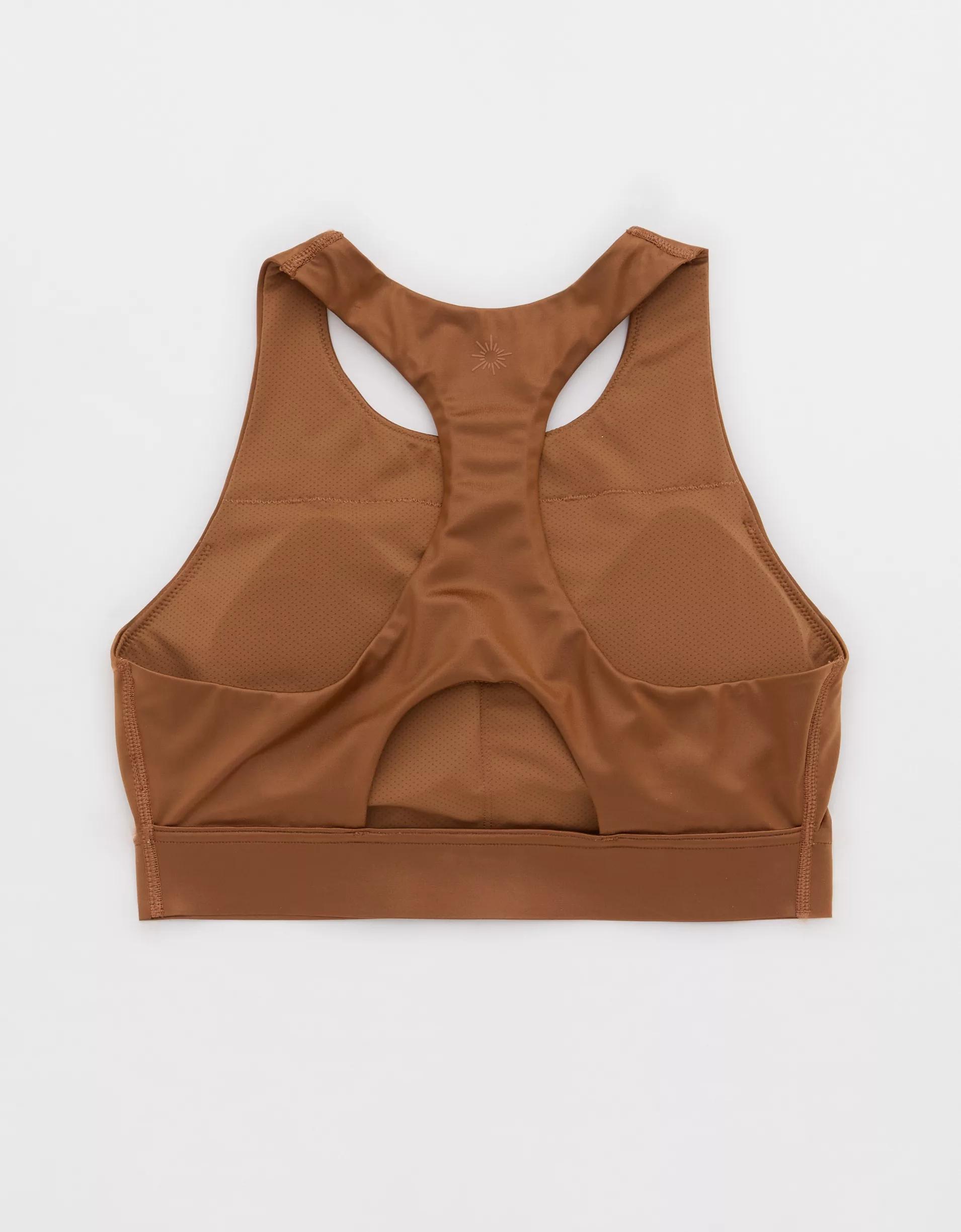 OFFLINE By Aerie Goals Gloss High Neck Sports Bra Product Image
