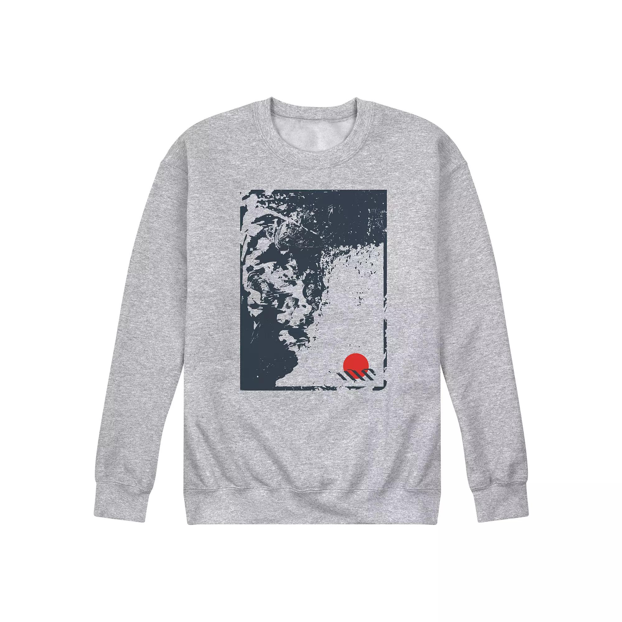 Men's Abstract Slick Sweatshirt,  Product Image