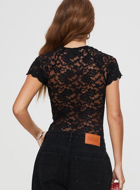 Giallo Bodysuit Black Product Image