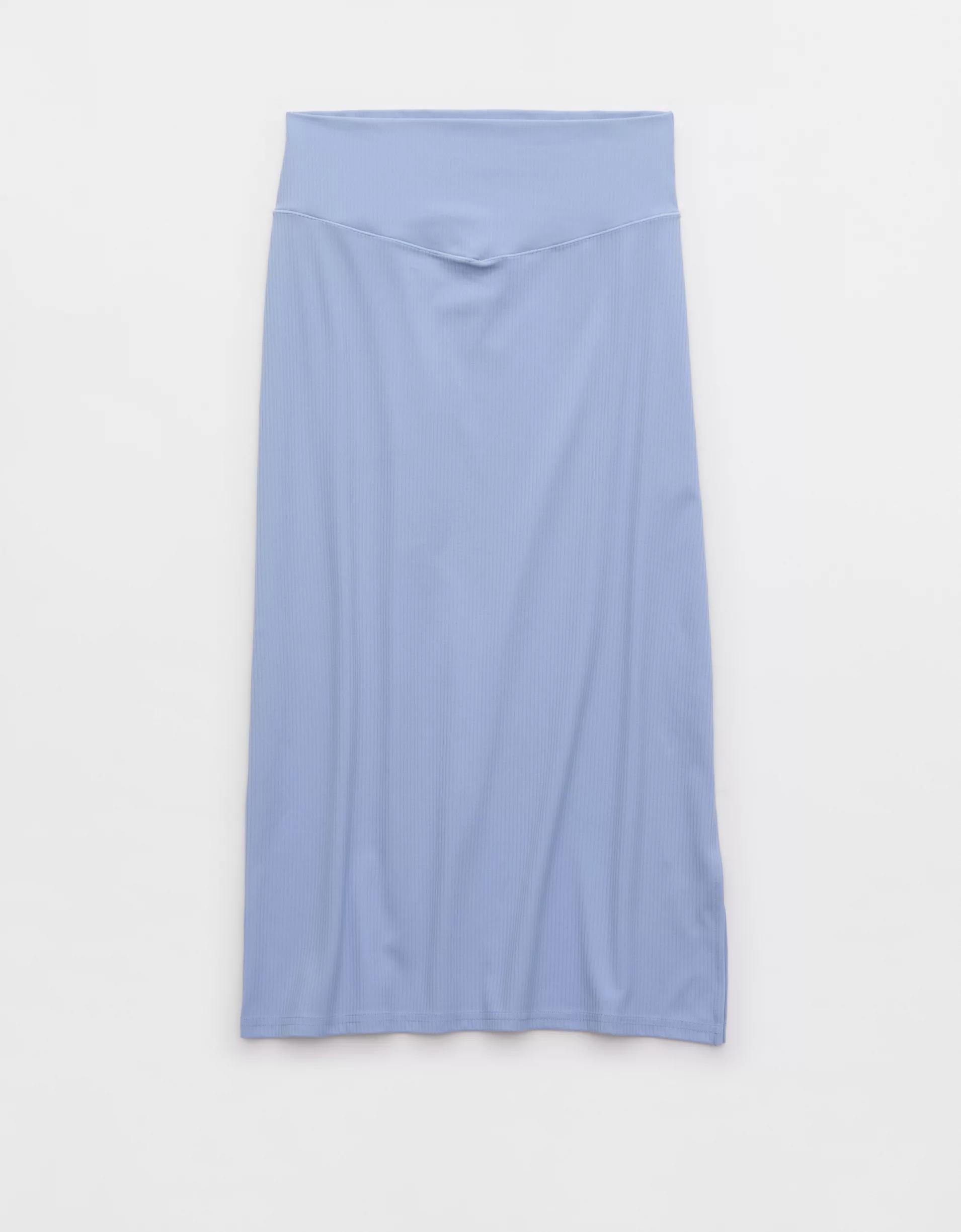 OFFLINE By Aerie Real Me XTRA Ribbed Midi Skirt Product Image